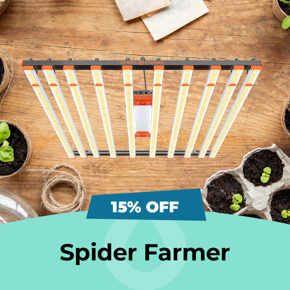 Spider Farmer – 15% OFF, Hydro Experts, July Sale 2025