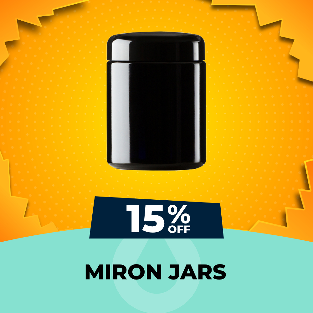 Miron Glass Jars, 15% OFF, Hydro Experts