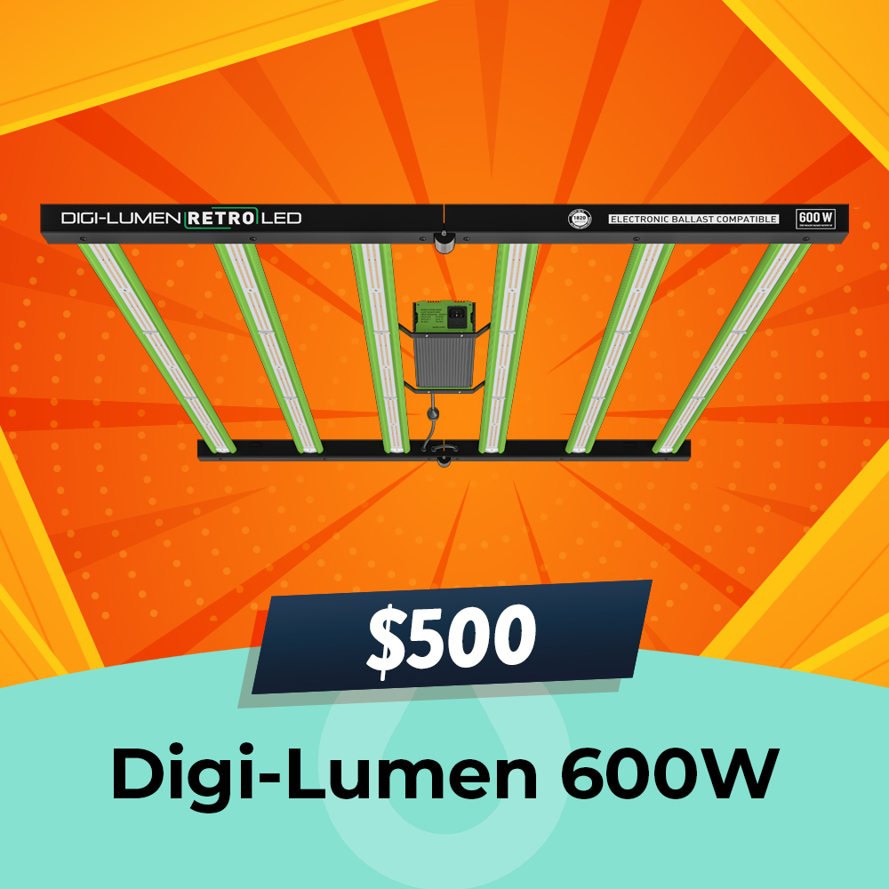 Digi-Lumen Array LED 600W - $500 Now. Clearance Sale, Hydro Experts