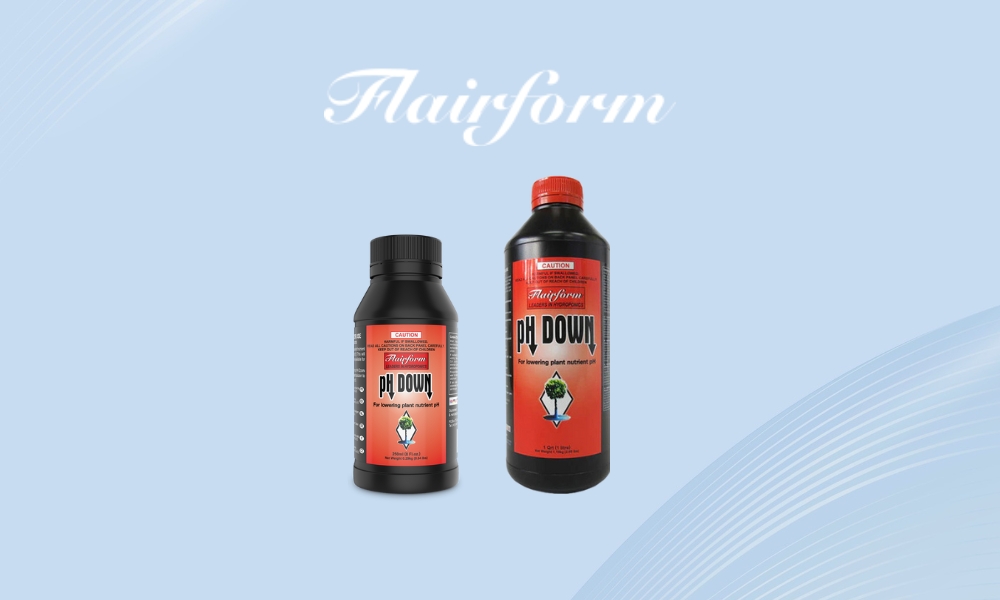 pH up, pH down, hydroponics Australia, phosphoric acid, potassium hydroxide, organic pH adjusters, hydroponic nutrients, flairform, pH Down