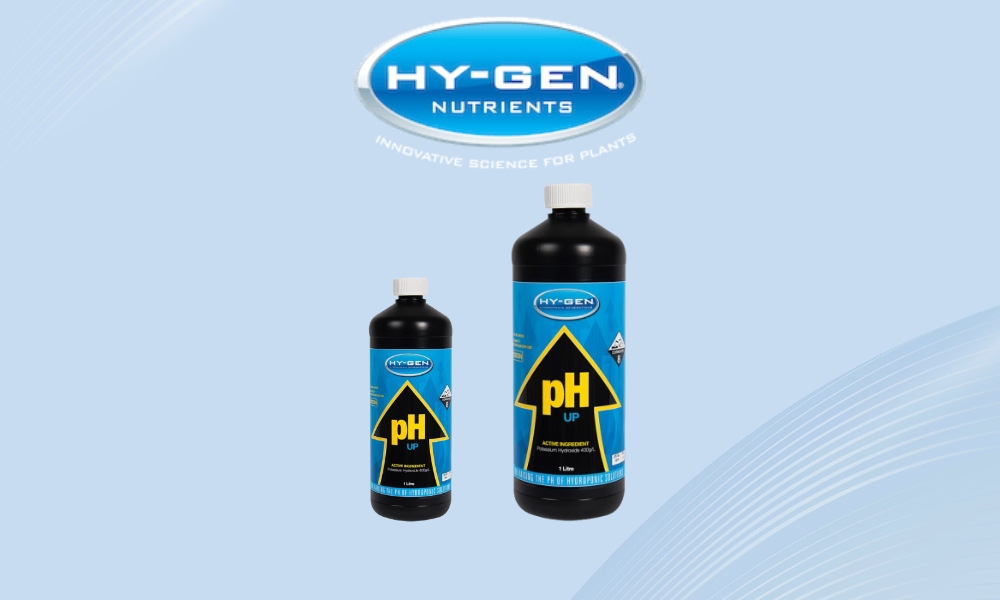 pH up, pH down, hydroponics Australia, phosphoric acid, potassium hydroxide, organic pH adjusters, hydroponic nutrients, Hy-Gen, pH Up
