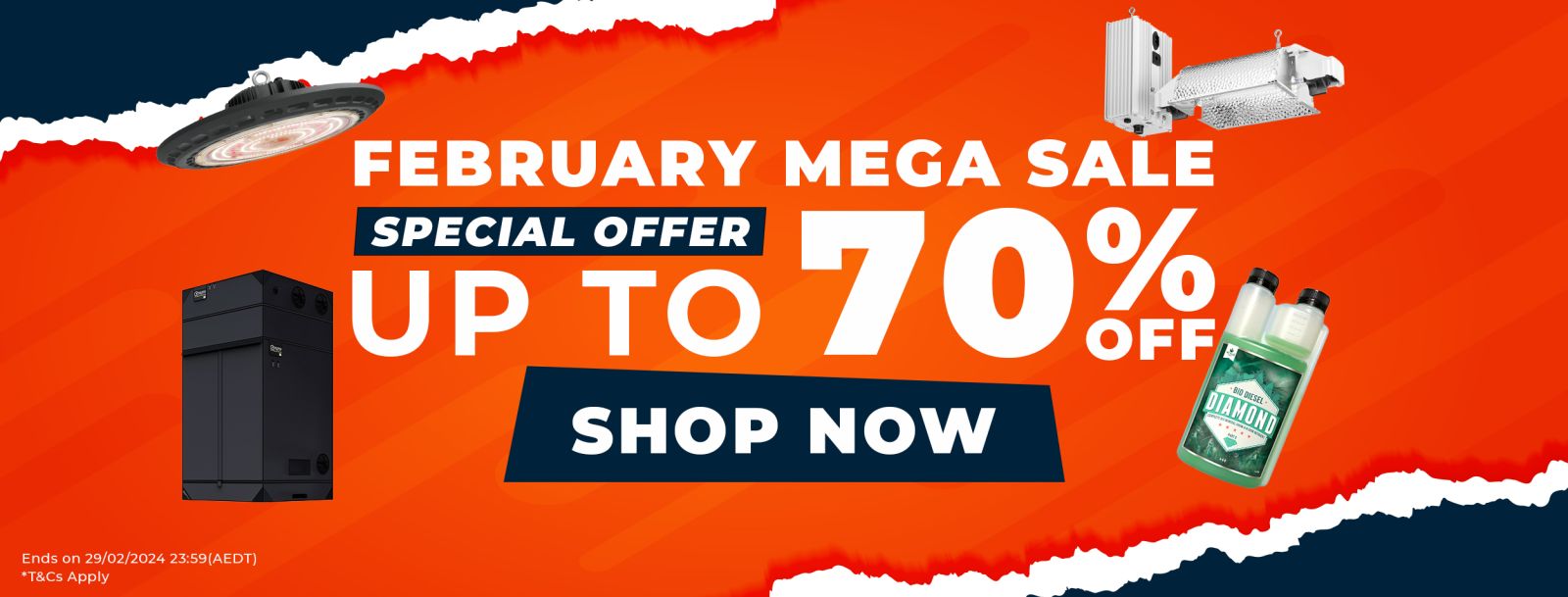 February Mega Sale 2024 - Up To 70% OFF