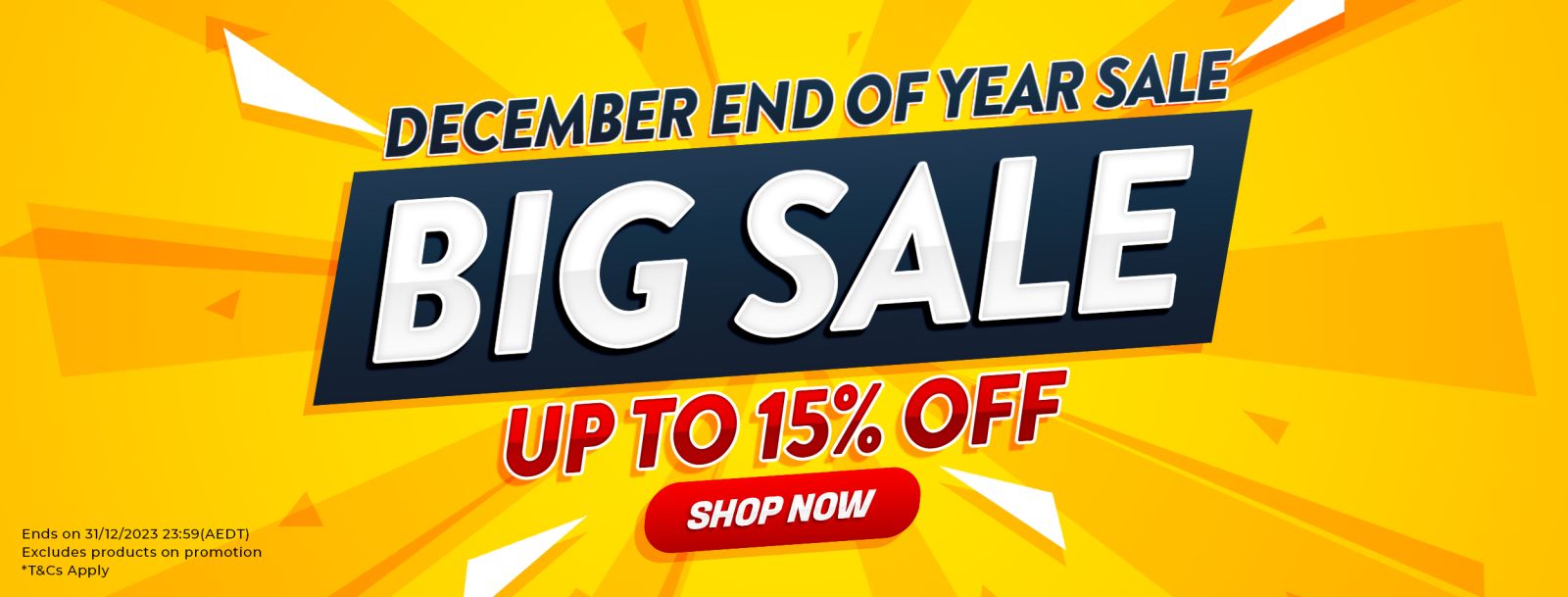 December End Of Year Sale