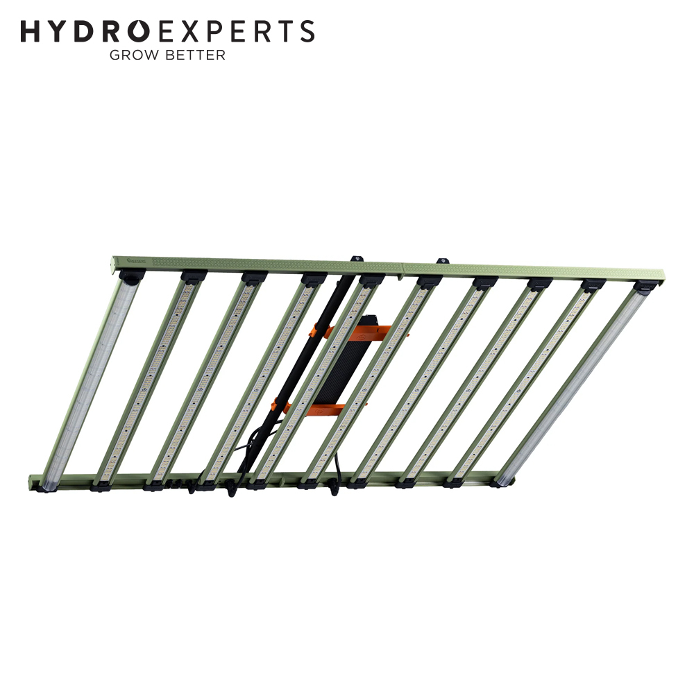 Treegers GL1000W modular 10-bar LED fixture showing magnetic easy-click bar design
