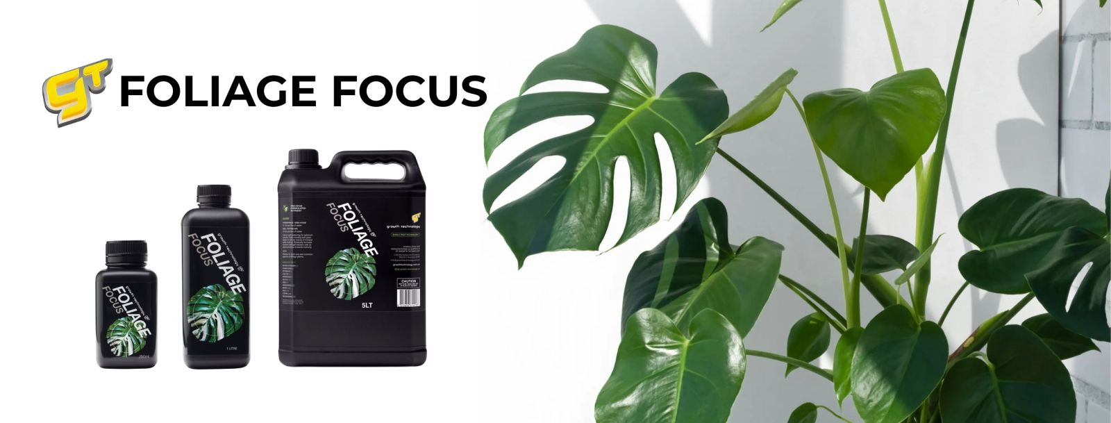 Growth Technology Foliage Focus, indoor plants fertilizer, Australian houseplants, liquid fertilizer, foliage care, monstera care, pothos fertilizer, philodendron fertilizer, calathea care, plant nutrition Australia