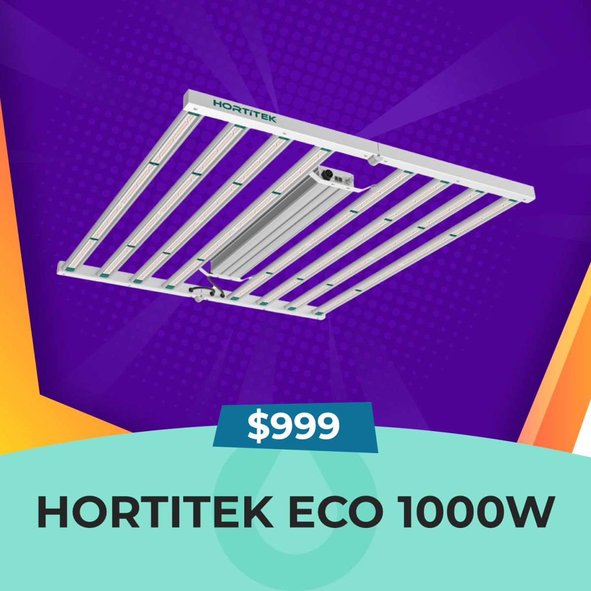 Hortitek Eco 1000W LED - $999, Hydro Experts