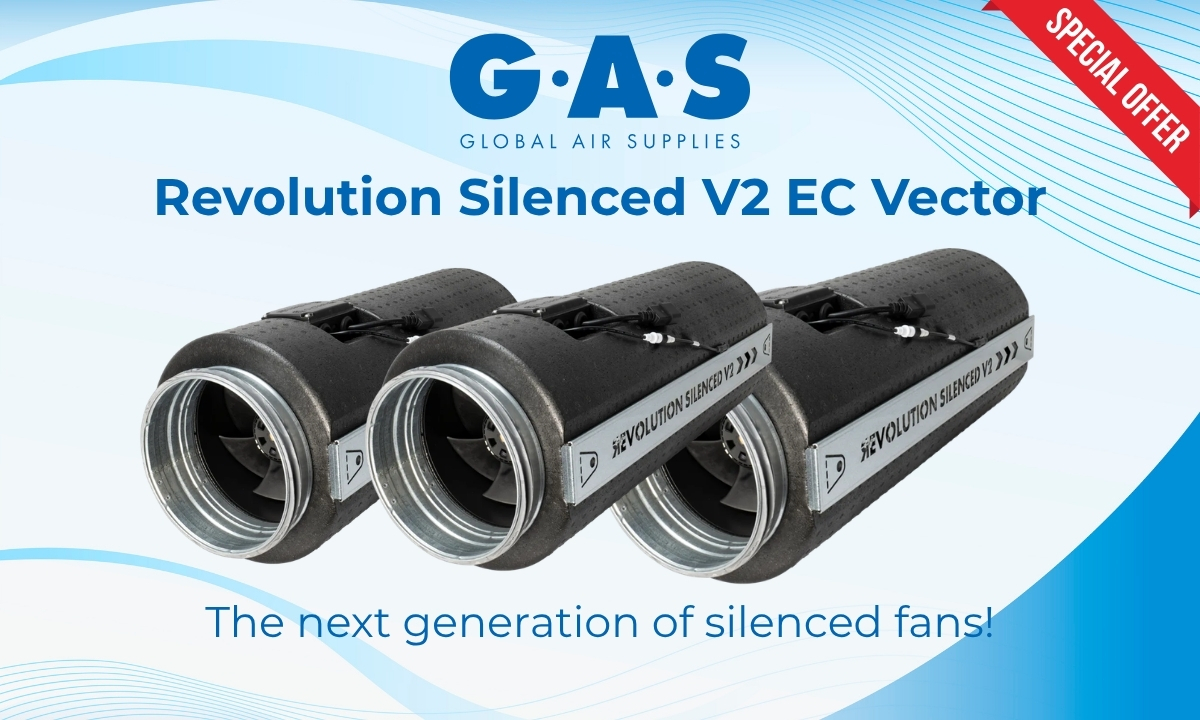 Hydroponics - Revolution Silenced V2 EC Fans
