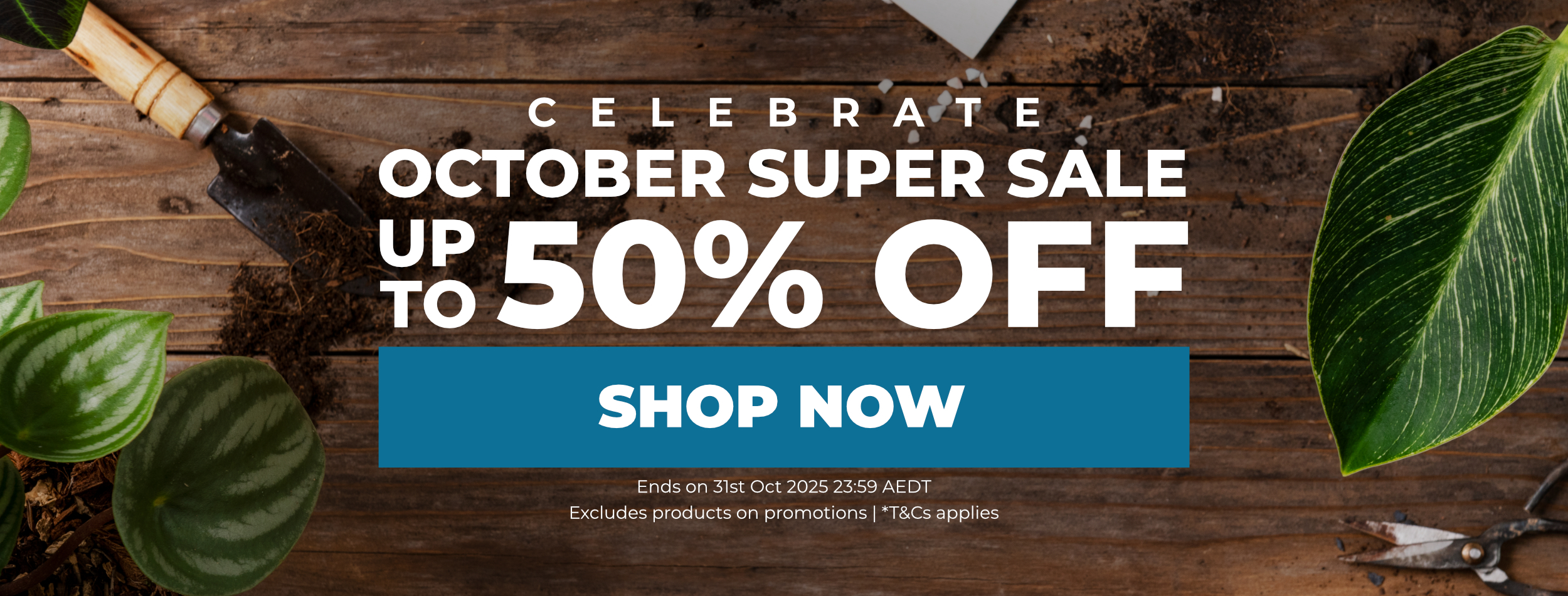 October Super Sale 2025 - Up To 50% Off