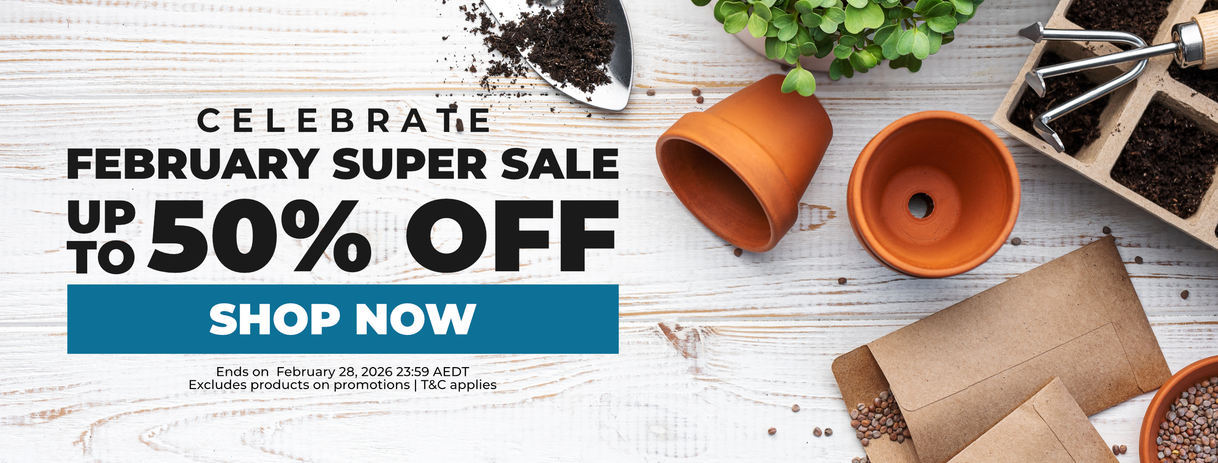 February Super Sale 2026 - Up To 50% OFF