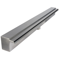 PondMAX Stainless Steel Waterwall 600MM Back Entry - 30MM Lip | Sheer Descent