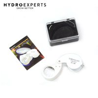Magnifying Loupe & Illuminated Microscope with LED Illuminator - 40X-25MM