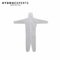 Disposable Clean Room Body Suit - Large | Elastic Wrist Bootie & Hood