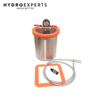 Stainless Steel Vacuum Kit - 5.5L (1.5 Gallon) | Gasket Design | Reversible