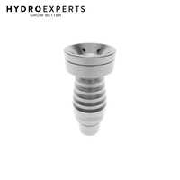 Cali Crusher Titanium Gr2 Domeless Nail 6-Hole Removable Dish - Male 14mm & 19mm
