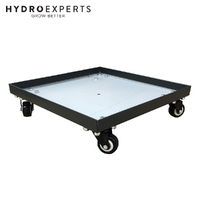 WaterUps Square Planter Base with Wheels - Monument