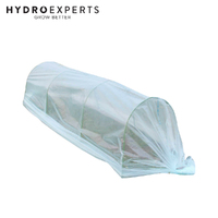 Dual Cover Grow Tunnel - 3M x 600MM | Steel Hoops | For Commercial