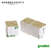 [1 Box] Grodan Wrapped Rockwool Propagation Cube - 40MM X 40MM | 2250 Pieces
