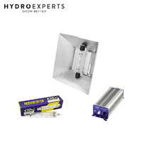 Lumatek 630W CMH Lamp + Lumatek 630W CMH Ballast + Tekken Pro DE Hammertone Reflector