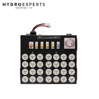 Hortitek Light Management Unit (LMU) - 24 Outlet + 4 Live | 12 On/Off | 63A | 1 Phase