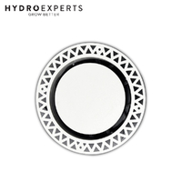 Round Ceiling Frameless White Air Diffuser - 200MM (8“ Inch) | Paintable Air Vent