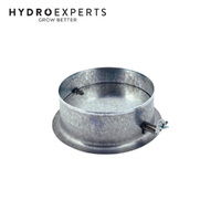 Galvanised Steel Duct Starting Collar | Spun Spigot With Damper - 200MM / 250MM / 300MM / 400MM