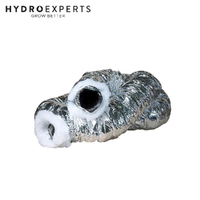 Polyester Insulated Flexible Acoustic Duct - 6M | R0.6 | 25MM Insulation