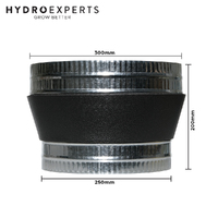 Duct Reducer w/ Insulation - 12" (300MM) to 10" (250MM) | Fan | Ventilation