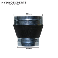 Duct Reducer w/ Insulation - 14" (350MM) to 12" (300MM) | Fan | Ventilation | Carbon Filter
