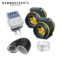 1 x SMSCOM Hybrid Controller MKII 4A + 2 x Max-Fan Pro 150MM 353CFM + 5M Duct