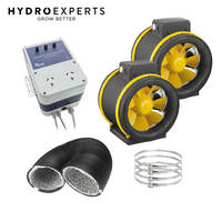 1 x SMSCOM Hybrid Controller 4A MKII + 2x Max-Fan Pro 315MM 1872CFM + 5M Duct