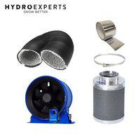 Phresh Hyperfan v2 150MM (6" Inch) + Phresh Carbon Filter 150 x 300MM 350CFM + 5M Duct