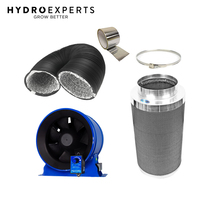 Phresh Hyperfan v2 150MM (6" Inch) + Phresh Carbon Filter 150 x 500MM 475CFM + 5M Duct