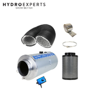 Phresh Silenced EC Hyperfan v2 (6") + Pro Grow Carbon Filter 150MM x 800MM + 5M Duct