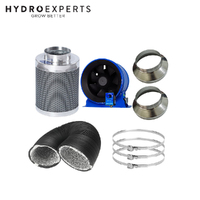 Phresh Hyper Mixed Flow Fan 125MM (5" Inch) + Phresh 200CFM Carbon Filter + 5M Duct
