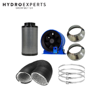 Phresh Hyper Mixed Flow Fan 125MM (5" Inch) + Pro Grow 200CFM Carbon Filter + 5M Duct