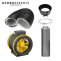 10" Inch 250MM CAN Fan Max Pro 977CFM + Carbon Filter 1400CFM + 5M Duct