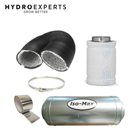 Can-Lite 1000 Ventilation Kit | 8" Iso Max-Fan + Duct