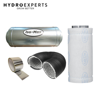Can Lite 1500 Ventilation Kit | 10" Iso Max-Fan + Duct