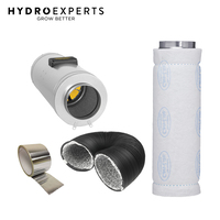 Can-Lite 2000 Ventilation Kit | 10" Q-max EC Silenced Fan + Duct