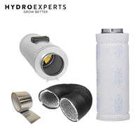 Can-Lite 2500 Ventilation Kit | 12" Q-max EC Silenced Fan + Duct