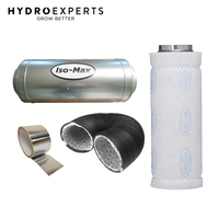 Can-Lite 2500 Ventilation Kit | 12" Iso Max-Fan + Duct