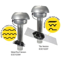 Fantech Ezifit Thru Roof Supply Air Fan - 150MM | G2 Dust Filter | Tile Version | 461 M³/H