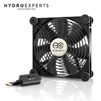 AC Infinity Multifan S4 USB Cooling Fan - 140MM | 57 CFM | Ultra Quiet | Dual Ball Bearing