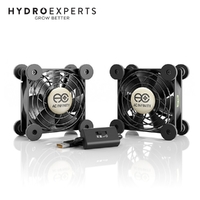 AC Infinity Multifan S5 USB Cooling Fan - Dual 80MM | 52 CFM | Ultra Quiet | Dual Ball Bearing