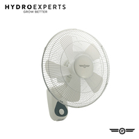 Hydro Axis Oscillating Wall Mount Fan - 400MM | 3 Speed | Pull Cord Control