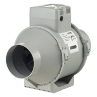 Blauberg Turbo Mixed Flow AC Fan - 125MM (5" Inch) | 130CFM | 2 Speed