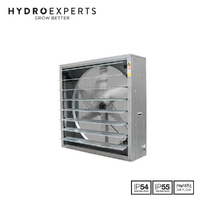 Fantech High Volume Galvanised Steel Wall Fan - HVE080 | 800MM | 1 Phase | w/ Backdraft Dampers