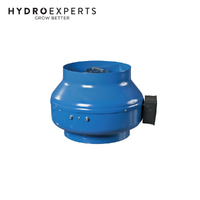 Fanco VKM Centrifugal Inline AC Exhaust Fan - 100MM (4" Inch) | w/ Metal Casing & Lead Plug