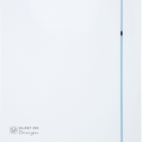 Fantech Silent Design Wall/Ceiling Mounted Fan - White / Silver / Black | 300MM Flange | 300 M³/H
