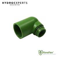 FloraFlex Pipe Fitting Elbow - 19MM | O-Ring included | Max pressure 120 psi